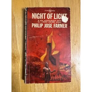 Night of Light Philip Jose Farmer Sci Fi Novel Berkley Medallion 1966 Vintage